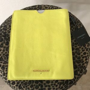 Cynthia Rowley neon yellow tablet case
